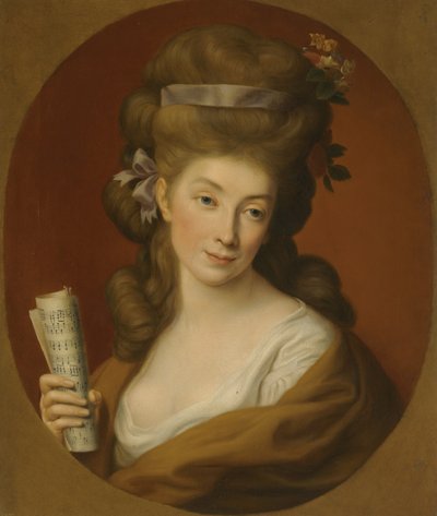 プリンセスイザベラエルズビエタポトッカの肖像、ネボルボミルスカ1736-1816 作： Pompeo Girolamo Batoni