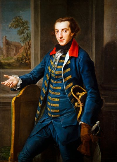 ウィリアム・ウェッデルの肖像 作： Pompeo Girolamo Batoni