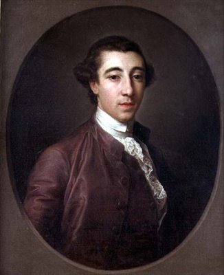 ジョン・チャールズ・ベッキンガム師と思われる紳士の肖像 作： Pompeo Girolamo Batoni