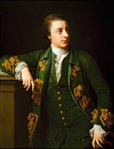ジョン・スミス卿の肖像 作： Pompeo Girolamo Batoni