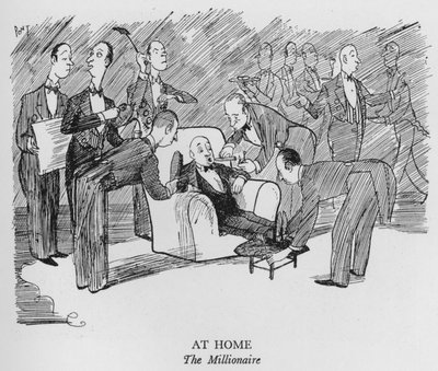 At Home, The Millionaire (litho) 作： Pont