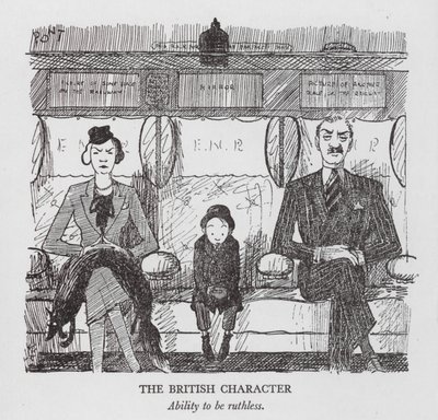 英国人気質、冷酷な能力（リトグラフ） 作： Pont (1908 40)