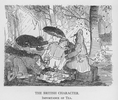 The British Character, Importance of Tea (litho) 作： Pont