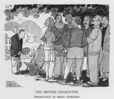 The British Character, Importance of being Athletic (litho) 作： Pont