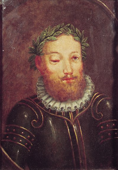 ルイス・ヴァズ・デ・カモエスの肖像（1524-80年頃）16〜17世紀 作： Portuguese School