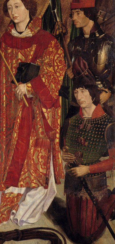 リスボンの守護神である聖ヴィンセントと、航海士学校の創設者であるアンリ（1394-1460） Detail.16世紀ポルトガル派の絵画。リスボン国立古代美術博物館。リスボン国立古代美術博物館 作： Portuguese School