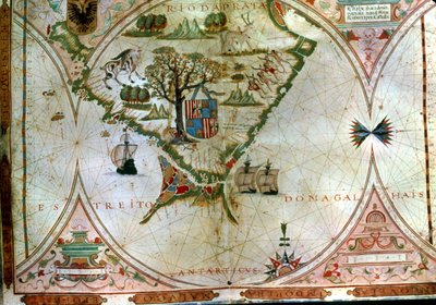 マゼラン海峡 (ベラム) 作： Portuguese School