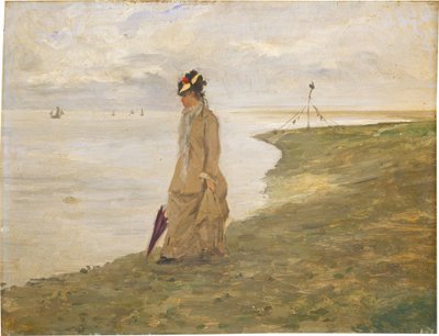 海辺の女 作： Possibly French 19th Century