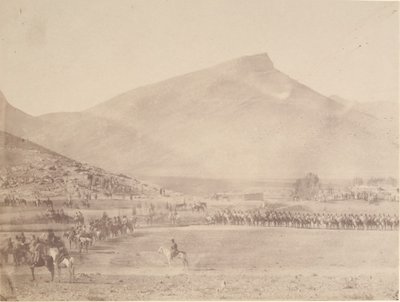 [ヒヴァのハーンのハント墓への出発]、1840 年代から 60 年代。 作： Possibly by Luigi Pesce.