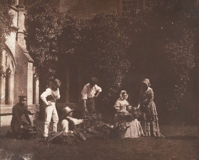 フルーツセラーズ、カリフォルニア。 1845年。 作： Possibly by William Henry Fox Talbot.