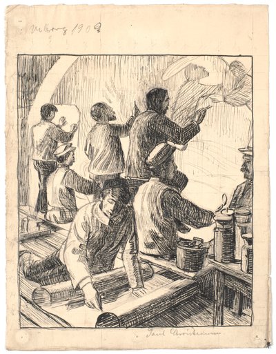 Skovgaard は Viborg でペイントします 作： Poul S. Christiansen