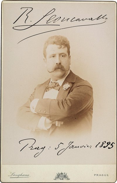ルッジェーロ・レオンカバロ 1858-1919, 1895. 作： Prague . Photo studio Jan F.