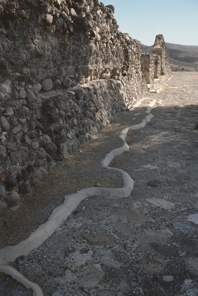 市壁の遺跡、ポストクラシック後期 作： Pre Columbian