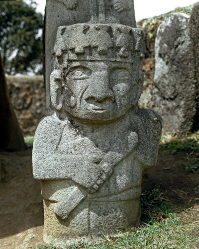 戦士のメガリスティックな彫刻 作： Pre Columbian Pre Columbian