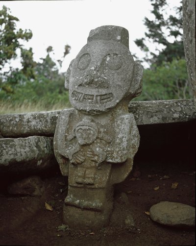 豊穣の女神の巨石彫刻 作： Pre Columbian Pre Columbian