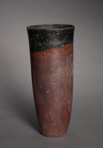 ブラックトップビーカー、紀元前4000年から3500年頃 作： Predynastic Period Egyptian