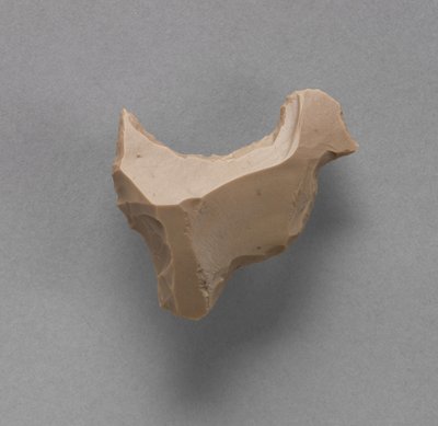 鳥の形をしたフリント、紀元前4000年から3000年 作： Predynastic Period Egyptian