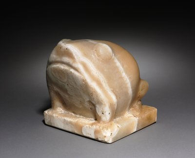 カエルの女神、ヘカットの像、紀元前2950年頃 作： Predynastic Period Egyptian
