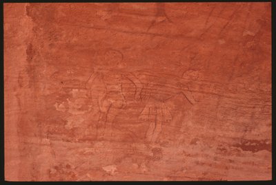 人物像（岩絵） 作： Prehistoric
