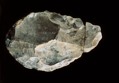 両角のフリント、上部旧石器時代（フリント 作： Prehistoric Prehistoric