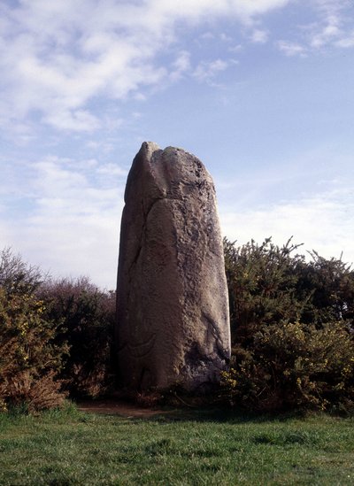 Rhuysの半島にあるメンヒル（56）。 作： Prehistoric Prehistoric
