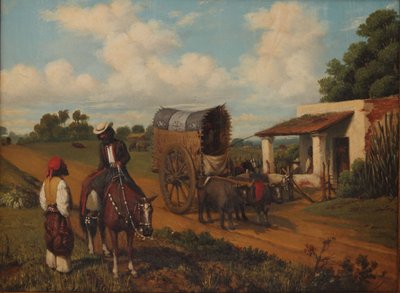 食料品店に立ち寄る 作： Prilidiano Pueyrredon