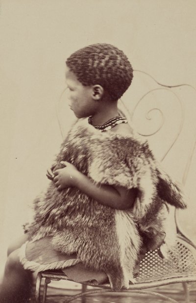 ベティ、ホッテントットの少女、9歳 作： Prince Roland Napoleon Bonaparte