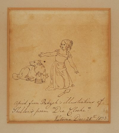 ヴィクトリア王女のスケッチ 作： Princess Royal (1840 1901) Victoria