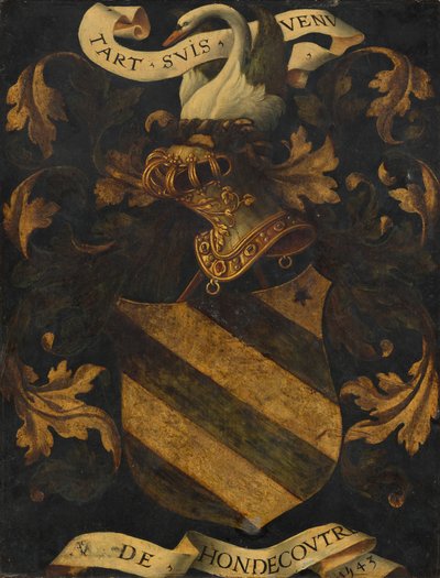 紋付き紋章 [逆] 作： Probably Antwerp 16th Century