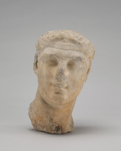 若者の頭 (ディオニュソスか従者か?) 作： Probably Hellenistic