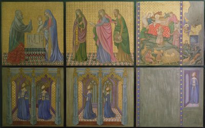 Reconstruction of a wall a painting originally in St. Stephen