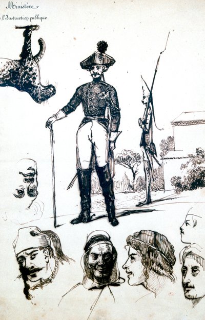 研究、兵士の鎧、c1823-1870 作： Prosper Merimee