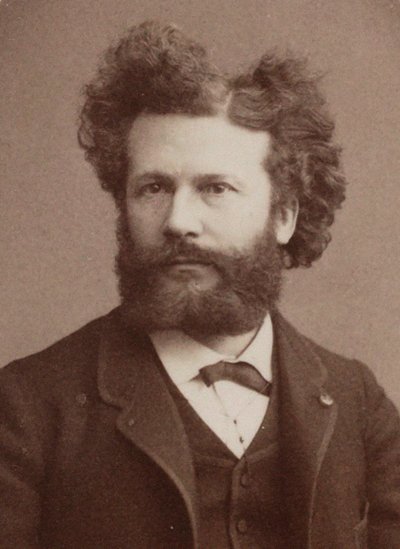カミーユ・フラマリオンの肖像 1842-1925, 1884. 作： Prudent René Patrice Dagron