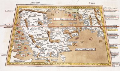 第6回アジア表紙、1541年 作： Ptolemy