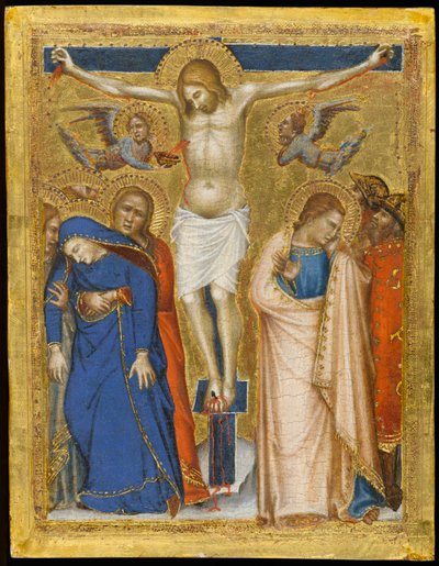 はりつけ、c.1330（パネル上のテンペラと金箔） 作： Puccio and Stefano Capanna