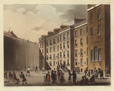 艦隊刑務所 作： Pugin and Rowlandson