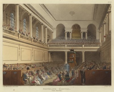 ファウンドリング病院 作： Pugin and Rowlandson