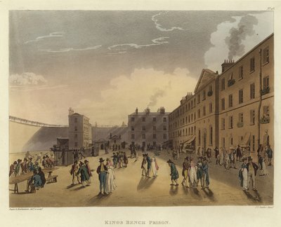 キングスベンチ刑務所 作： Pugin and Rowlandson