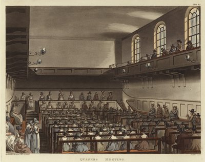 クエーカー会議 作： Pugin and Rowlandson