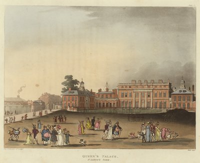 女王の宮殿 作： Pugin and Rowlandson