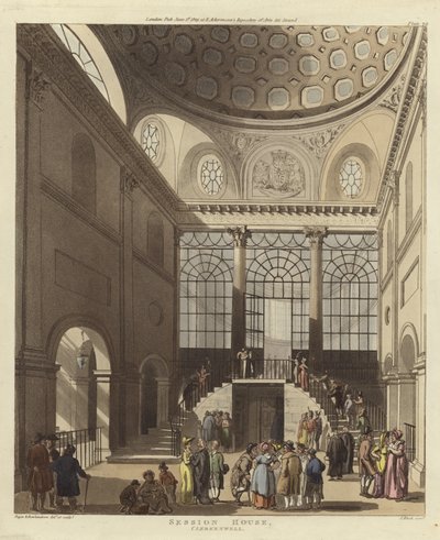 セッションハウス 作： Pugin and Rowlandson