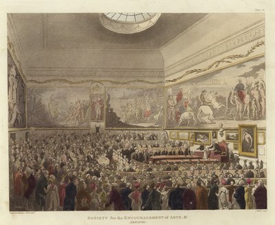 芸術奨励協会 作： Pugin and Rowlandson