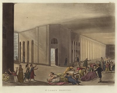 セントルークス病院 作： Pugin and Rowlandson