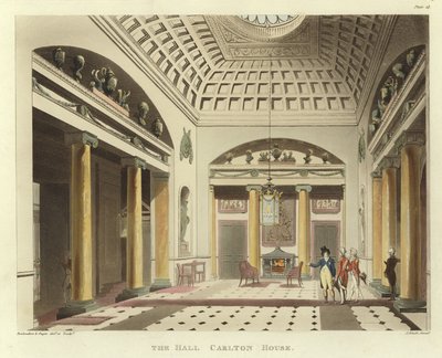 ホール 作： Pugin and Rowlandson