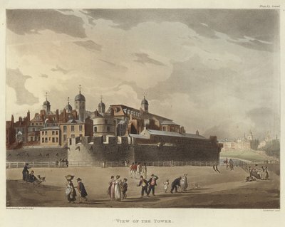 塔の眺め 作： Pugin and Rowlandson