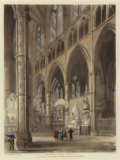 ウェストミンスター寺院 作： Pugin and Rowlandson