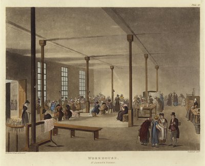 ワークハウス 作： Pugin and Rowlandson