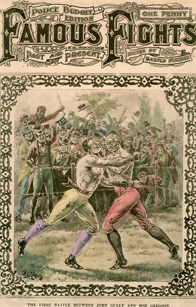 ジョンガリーとボブグレッグソンの間の最初の戦い、1807年19世紀後半または20世紀初頭。 作： Pugnis