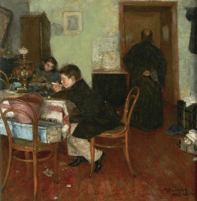 チルドレンズティータイム、1894 作： Pyotr Alexandrovich Nilus