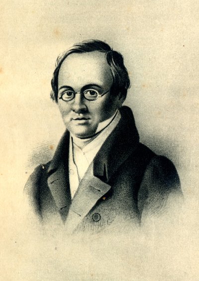 詩人アントンA.デルヴィグ1798-1831の肖像 作： Pyotr Fyodorovich Borel